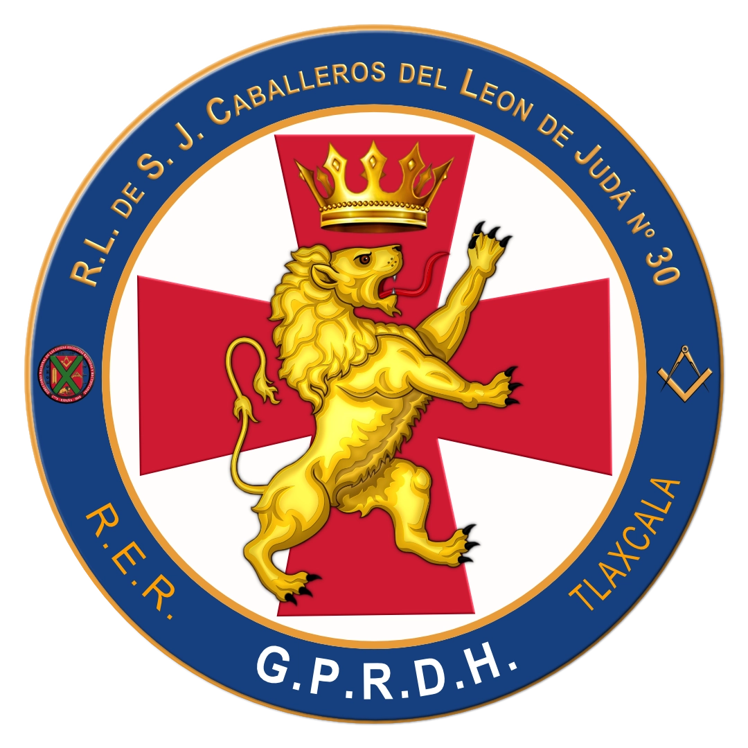 Sello de la RL Caballeros del León de Judá nº 30 del GPRDH